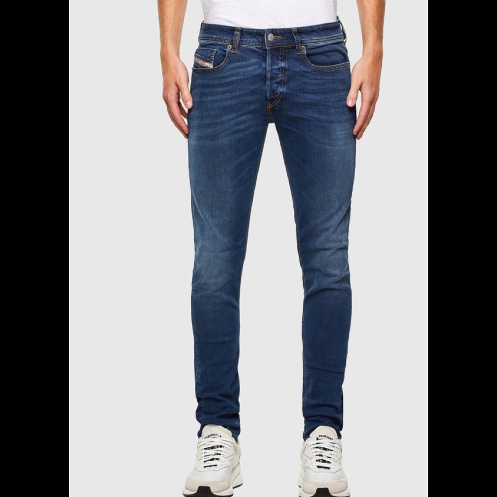 DIESEL SAFADO Slim Straight Men's Blue Jeans 33x30
